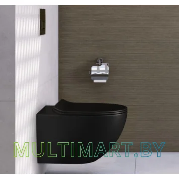 Унитаз Calani Loyd Slim CAL-C0020 (черный) картинка 4